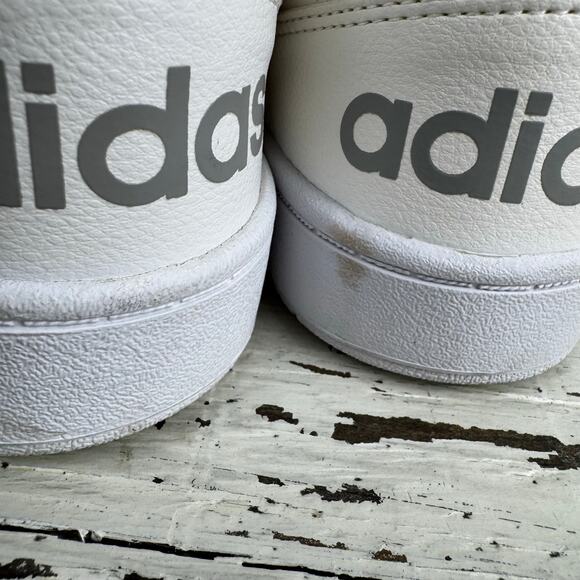 Adidas Hoops 2.0 Women's Sneakers Cloud White FY6024 Size 11 Basketball Shoes - Picture 7 of 12